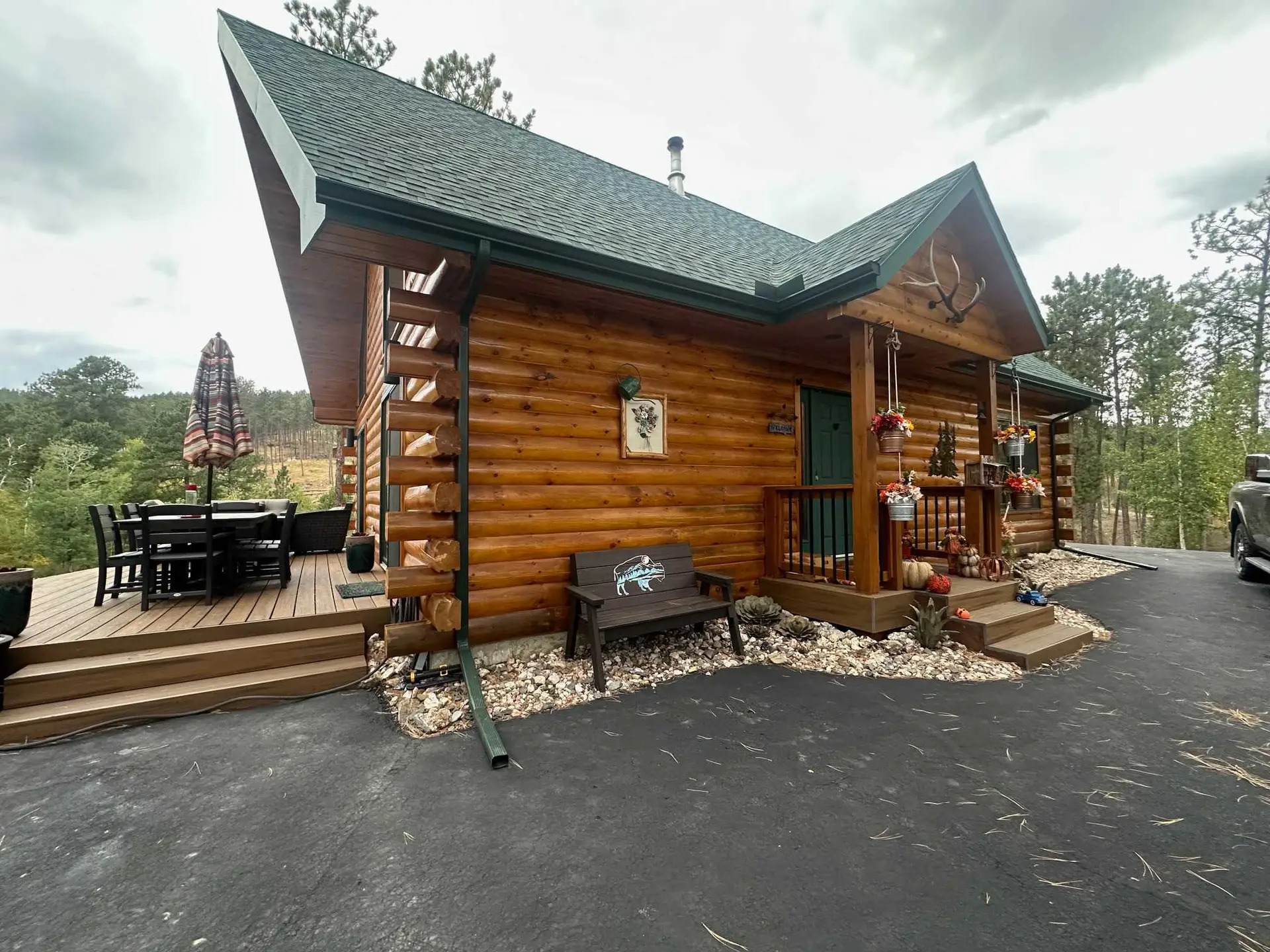 Log Home Restoration in Wyoming