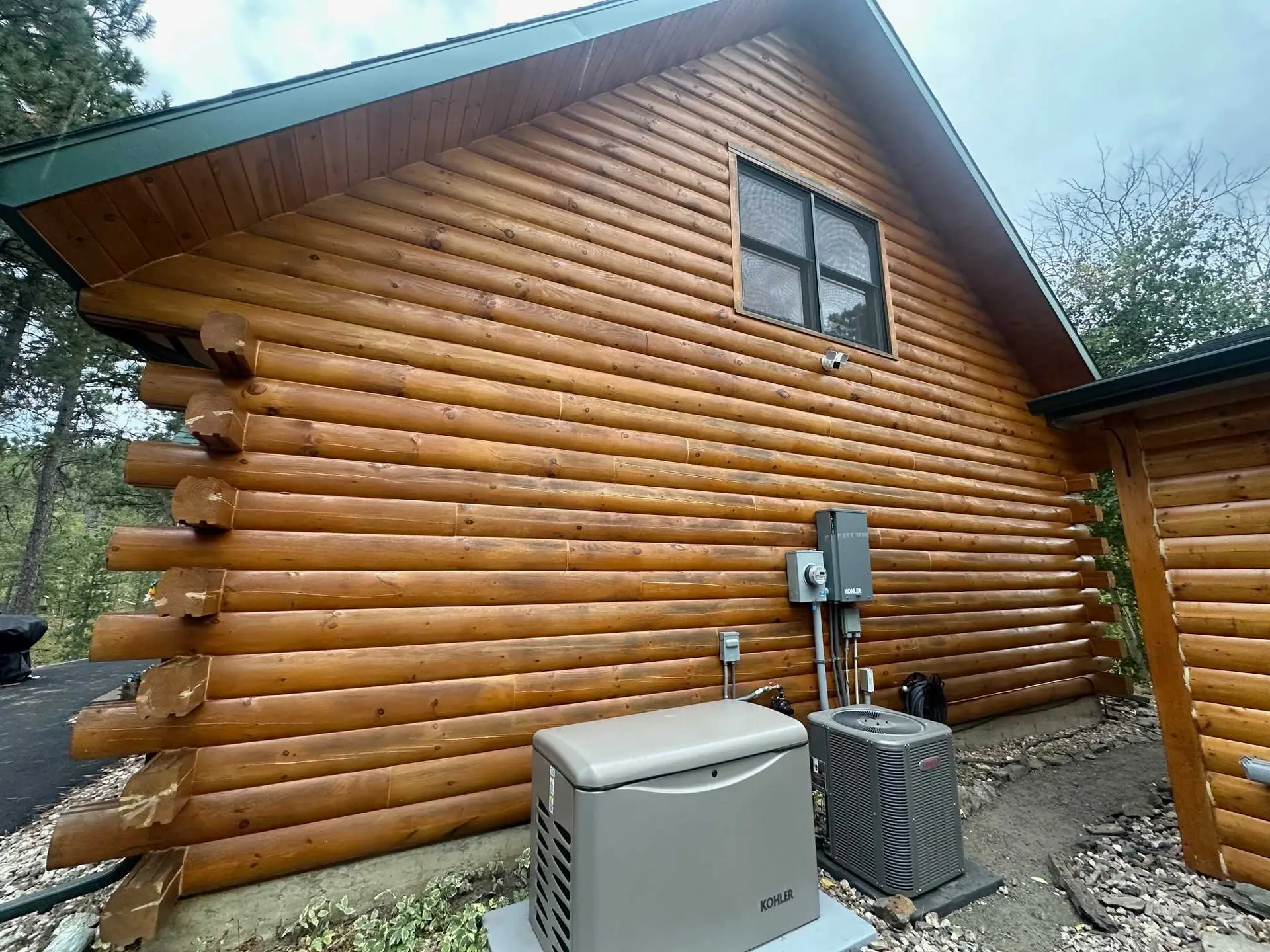 Log Home Restoration in Wyoming